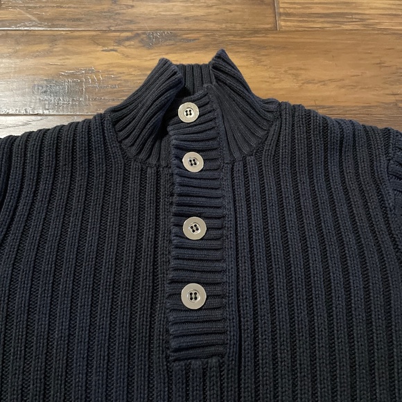 Kenneth Cole mock neck sweater black size large - Picture 5 of 8